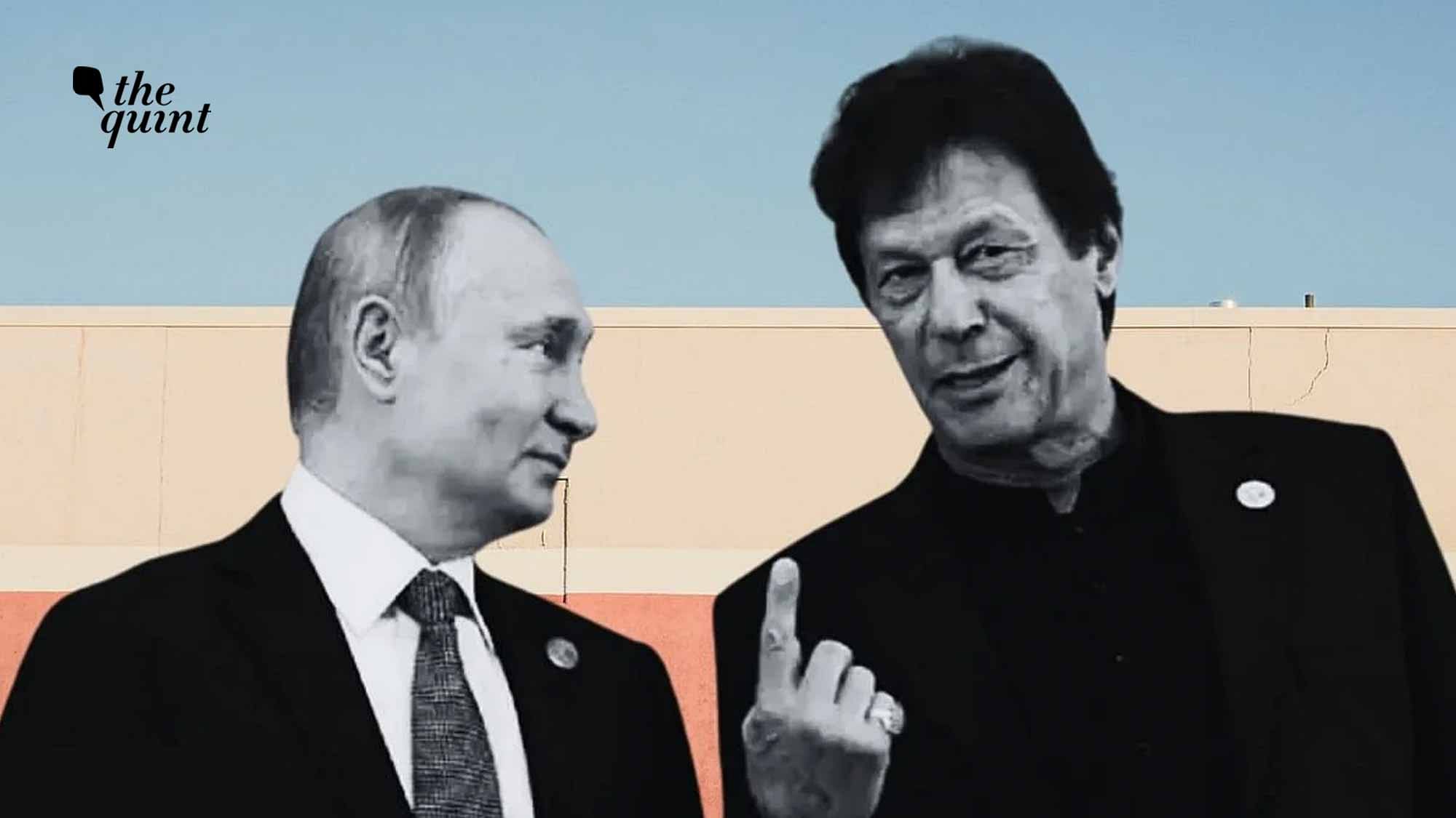 <div class="paragraphs"><p>Pakistan's former Prime Minister Imran Khan and Russian President Vladimir Putin.&nbsp;</p></div>