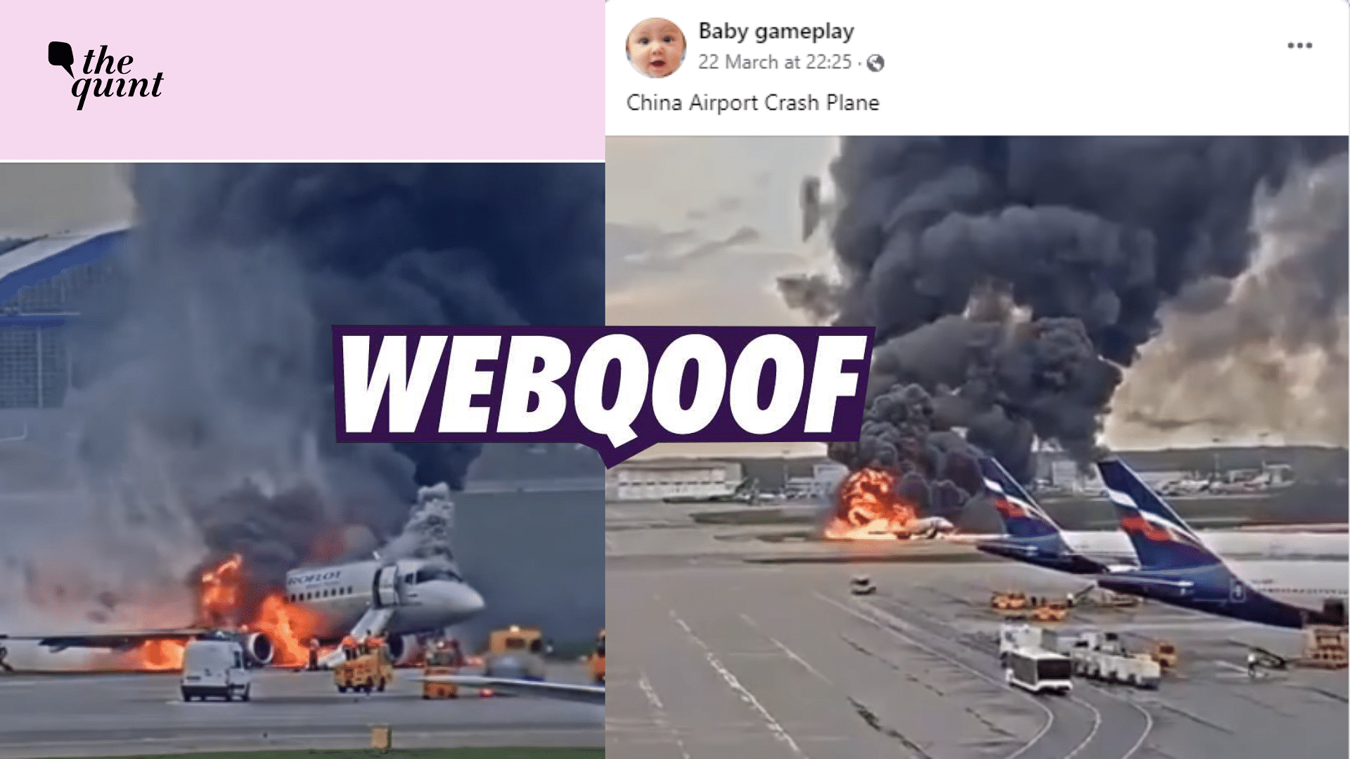 <div class="paragraphs"><p>The video shows a plane crash in Russia, not China, as claimed.</p></div>