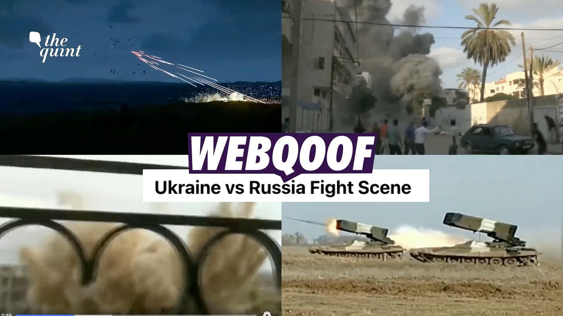 <div class="paragraphs"><p>The claim states that the video shows a compilation of 'Ukraine-Russia war footage'.&nbsp;</p></div>