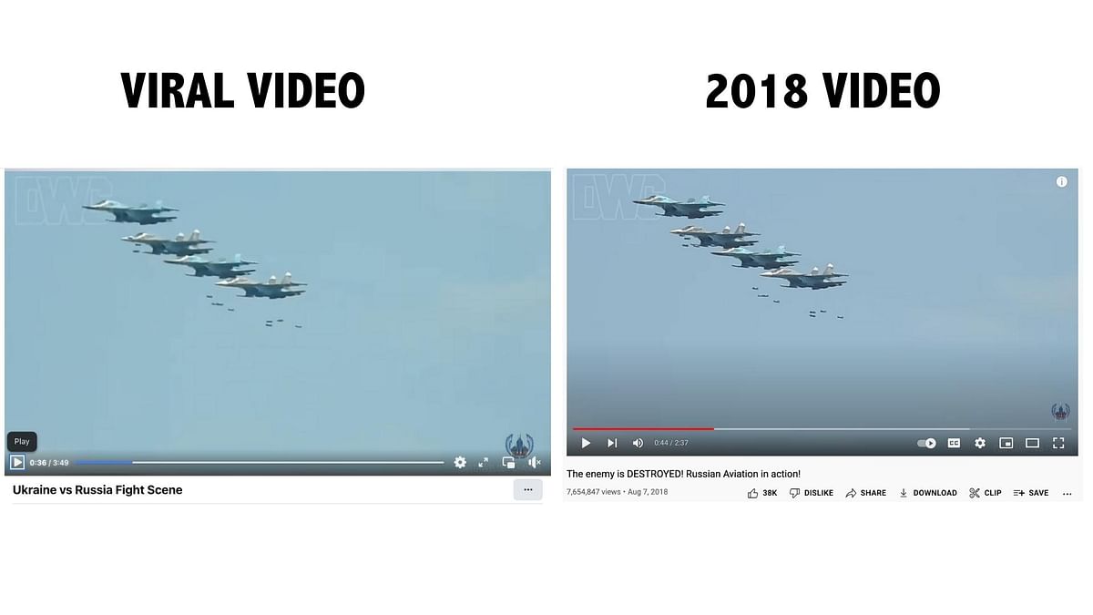 The visuals in the compilation predate the war between Russia and Ukraine.