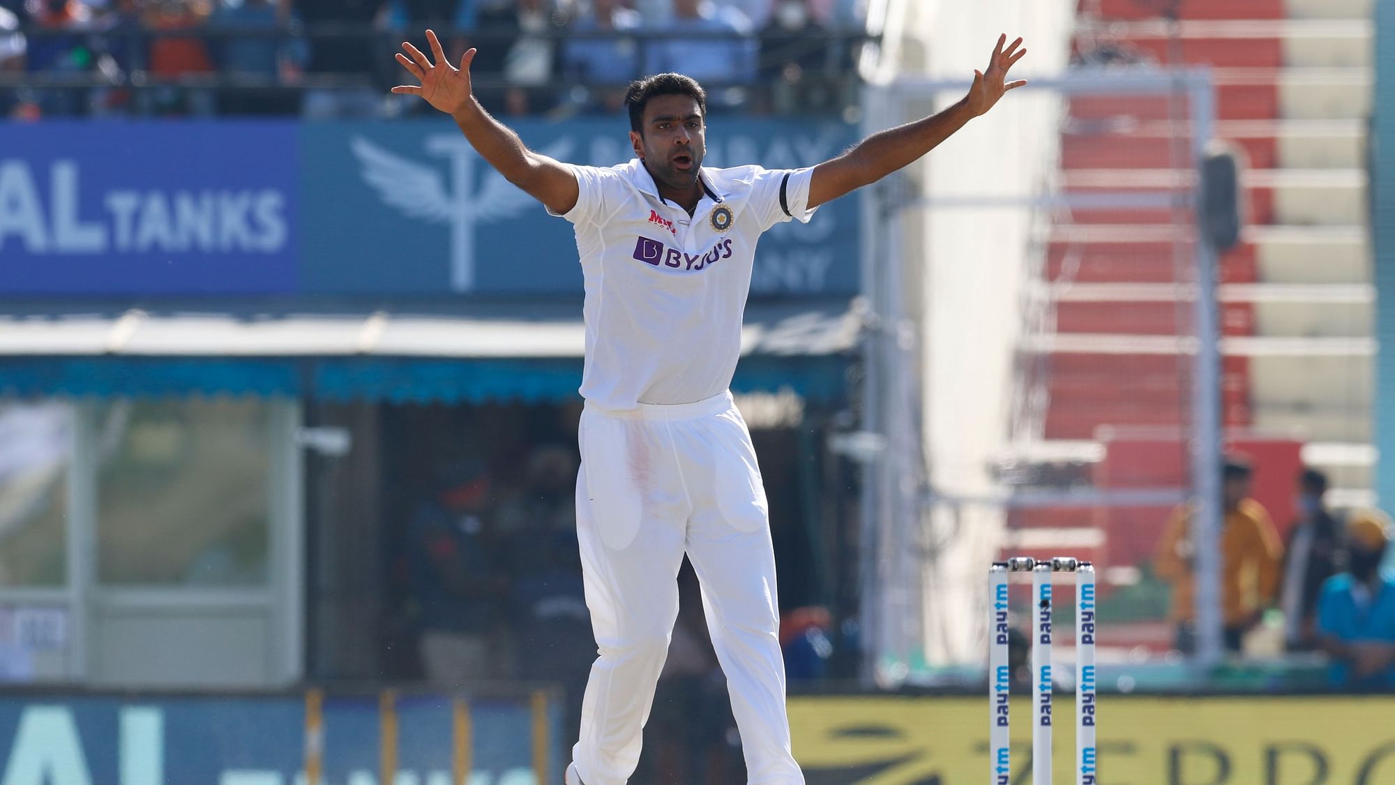 <div class="paragraphs"><p>R Ashwin overtook Kapil Dev's tally of 434 Test wickets in Mohali</p></div>