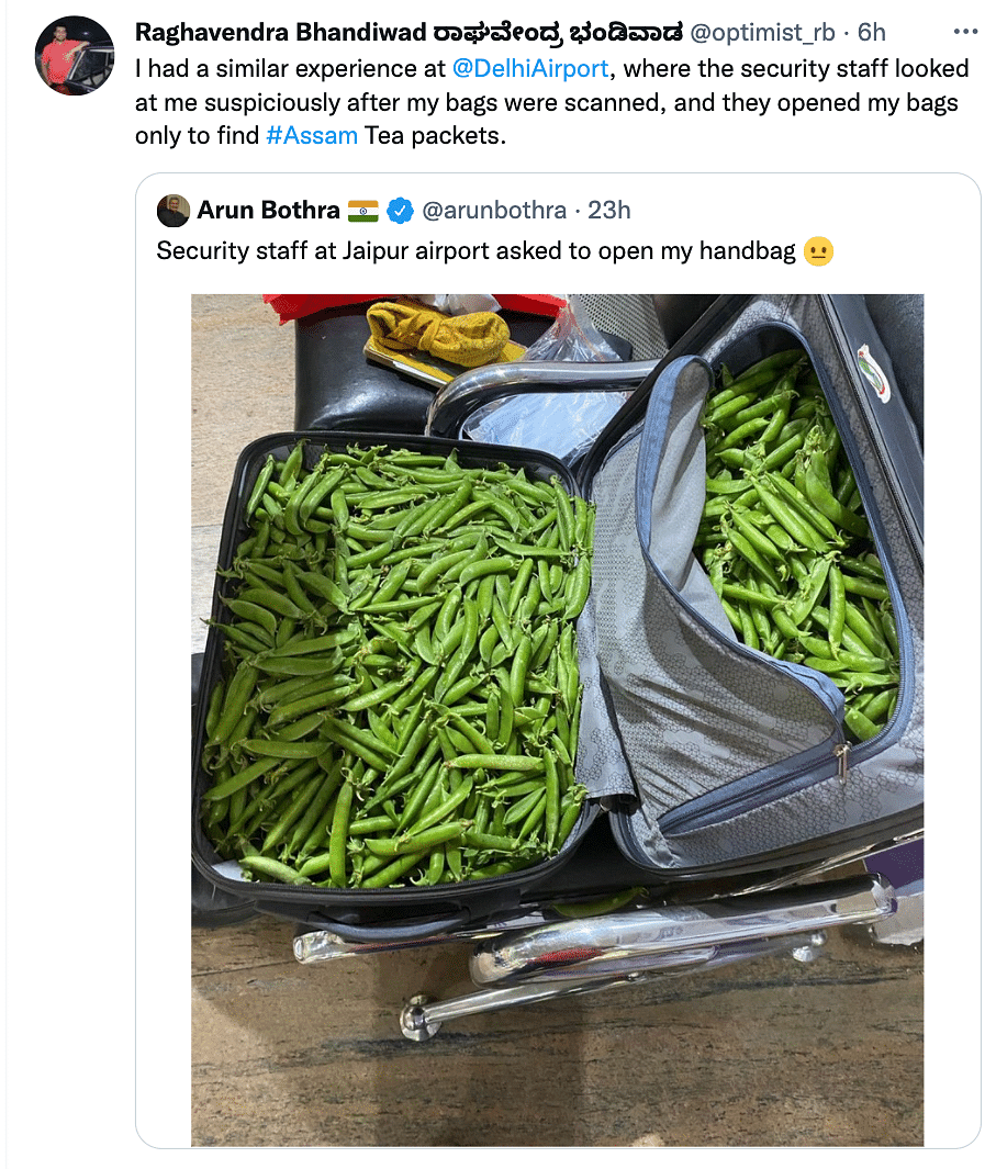 Puns such as "Mutter of concern" and "Give peas a chance" started making the rounds on Twitter.