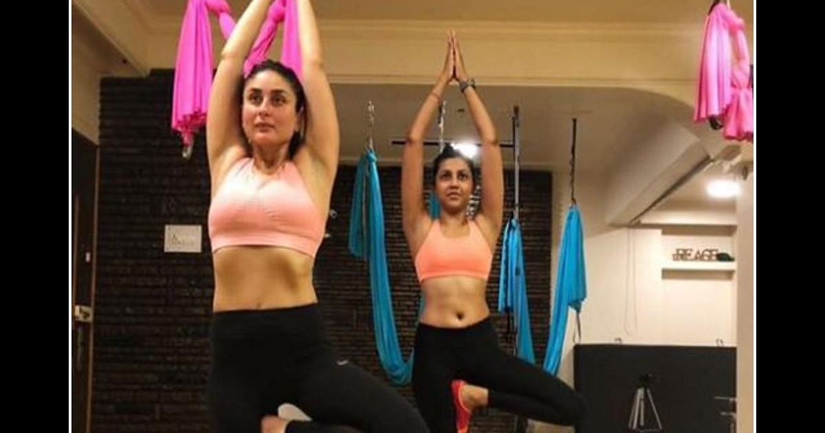 KiteNews - Bollywood Hot Actress in a yoga dress Spots