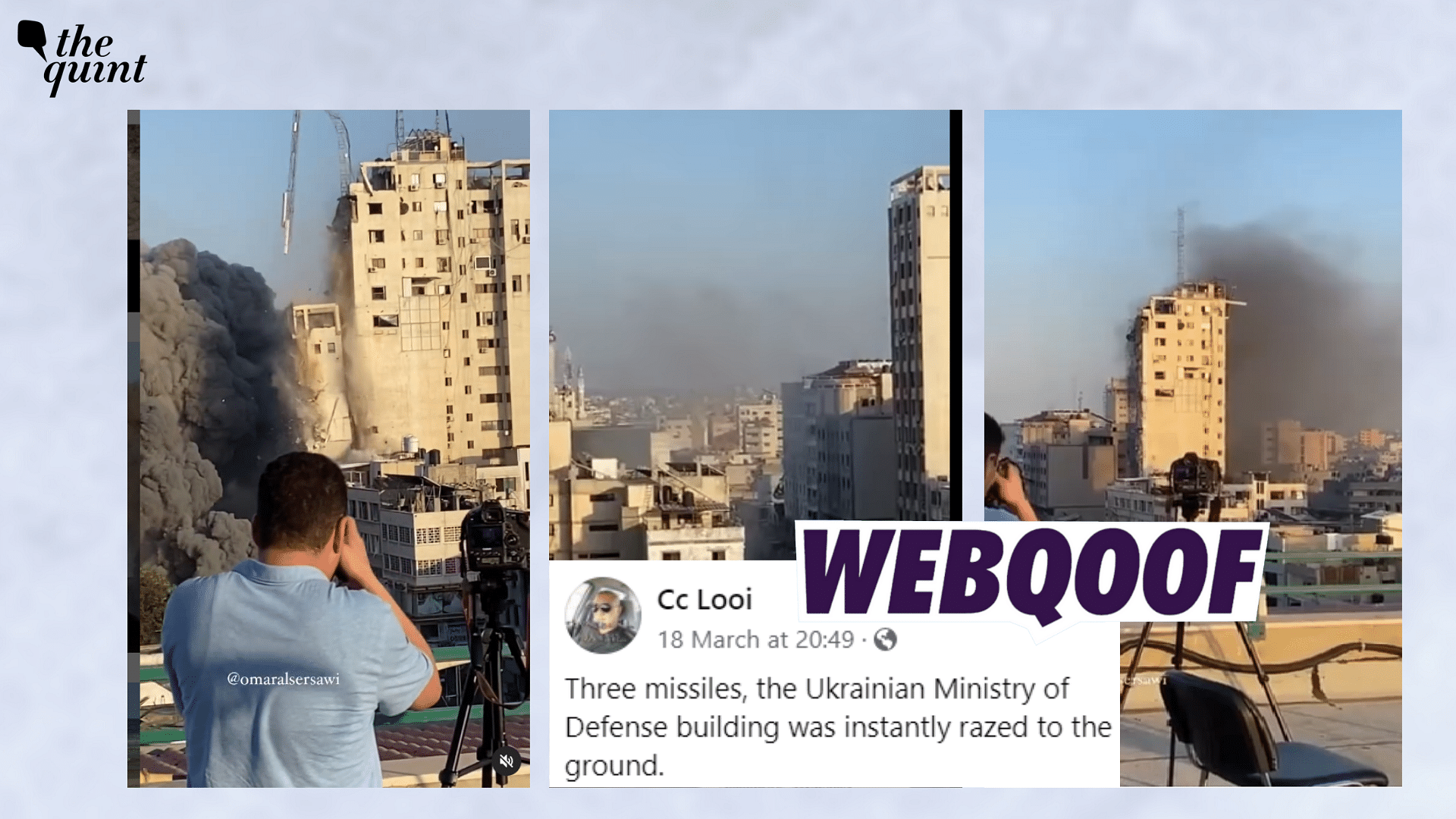 <div class="paragraphs"><p>Fact-Check | A video showing the collapse of a building in Gaza has been falsely with the ongoing Russian-Ukraine war.</p></div>