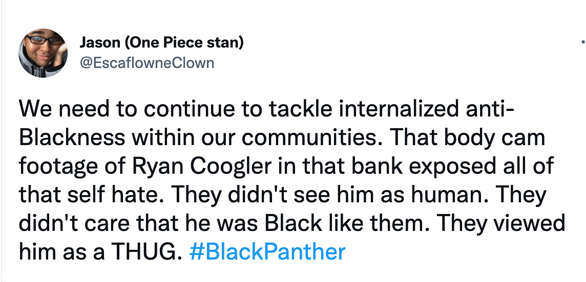 Ryan Coogler was handcuffed as he was trying to make a transaction at the bank.