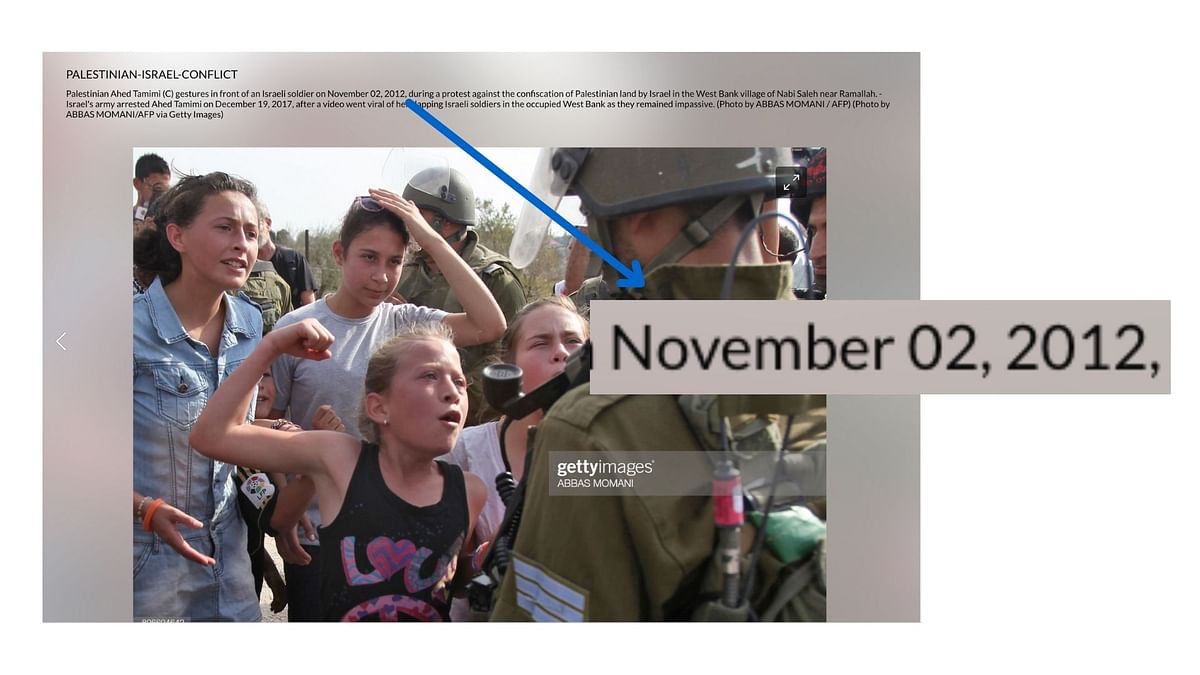 The 2012 video showed Palestinian activist Ahed Tamimi standing up to an Israeli soldier.