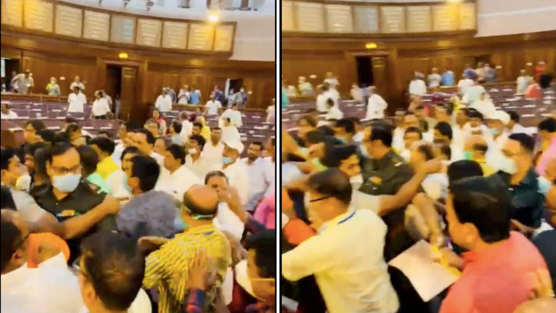 <div class="paragraphs"><p>West Bengal MLAs on Monday, 28 March, exchanged blows in the state Assembly.</p></div>