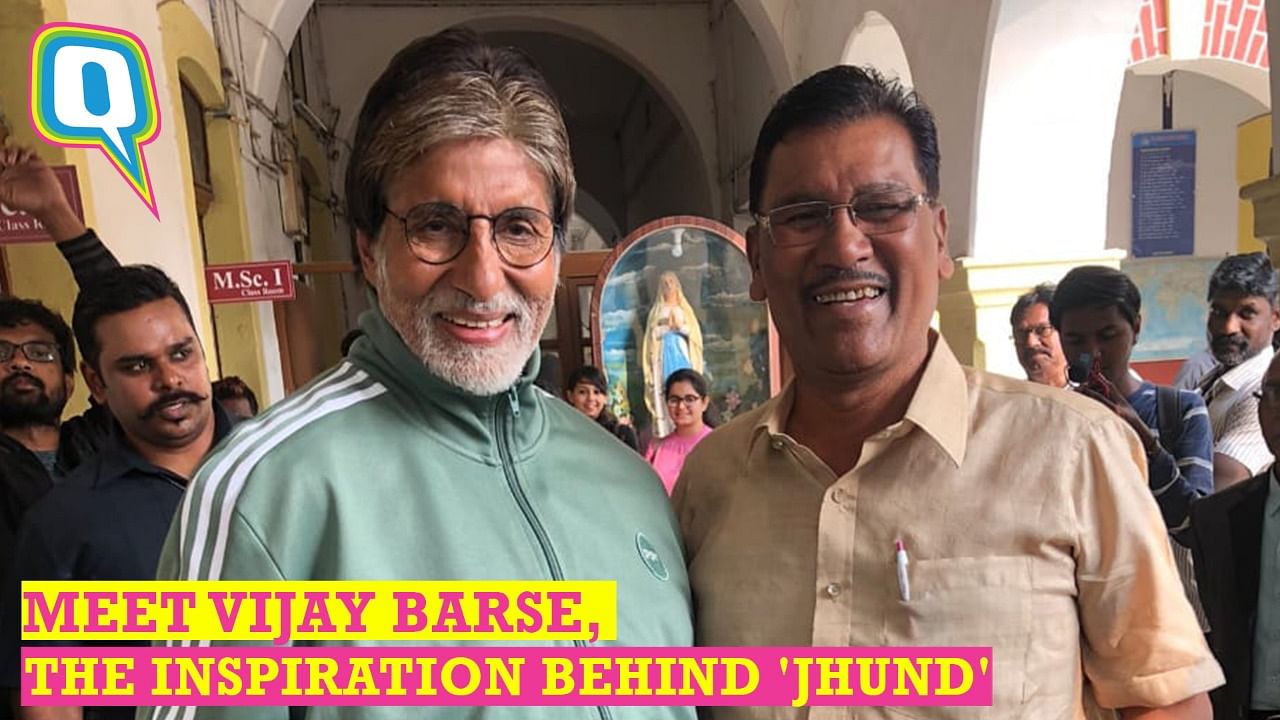 <div class="paragraphs"><p>Amitabh Bachchan plays a role inspired by Vijay Barse in&nbsp;<em>Jhund.</em></p></div>