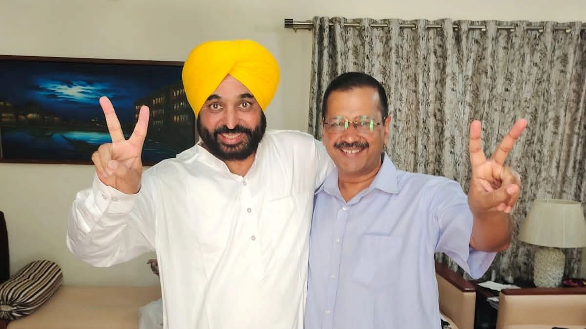 <div class="paragraphs"><p>Arvind Kejriwal, AAP national convener, congratulated Bhagwant Singh Mann for his victory in Punjab.&nbsp;</p></div>
