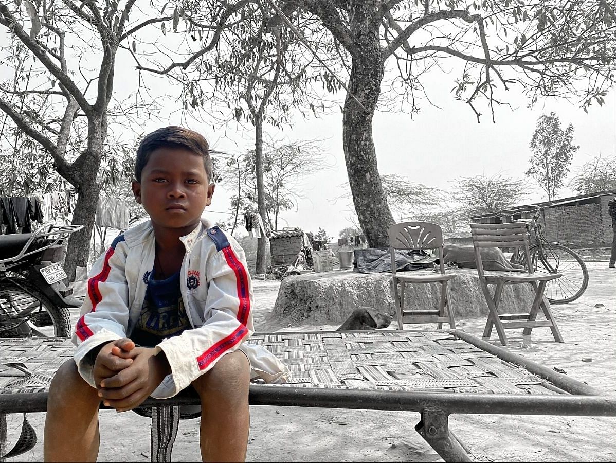 "We had only one meal a day. My stomach ached, so I kept rubbing my belly and slept off," says 8-year-old Sahil.