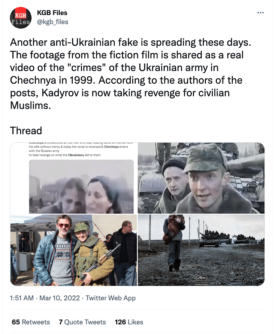 Fact-Check | French Film Clip Viral Claiming Ukrainian Army Killed  Civilians in Chechen War