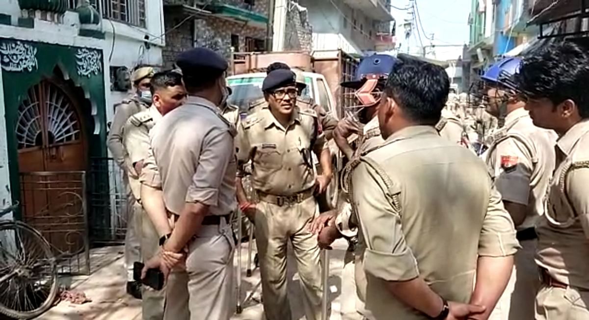 The incident took place on Friday when a group of people were playing music next to a mosque in Amroha. 