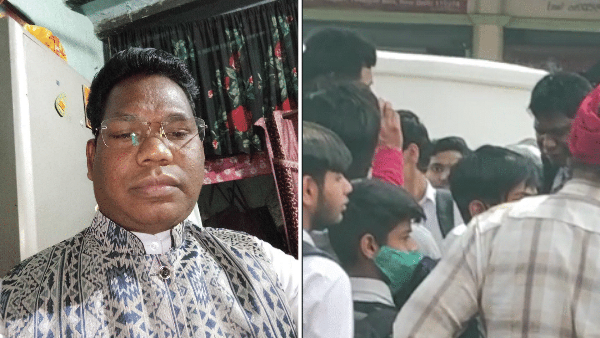 <div class="paragraphs"><p>A  pastor was allegedly tied to the divider of a road and beaten up by a mob in Delhi’s Fatehpur Beri over suspicions of conducting forced religious conversions.</p></div>