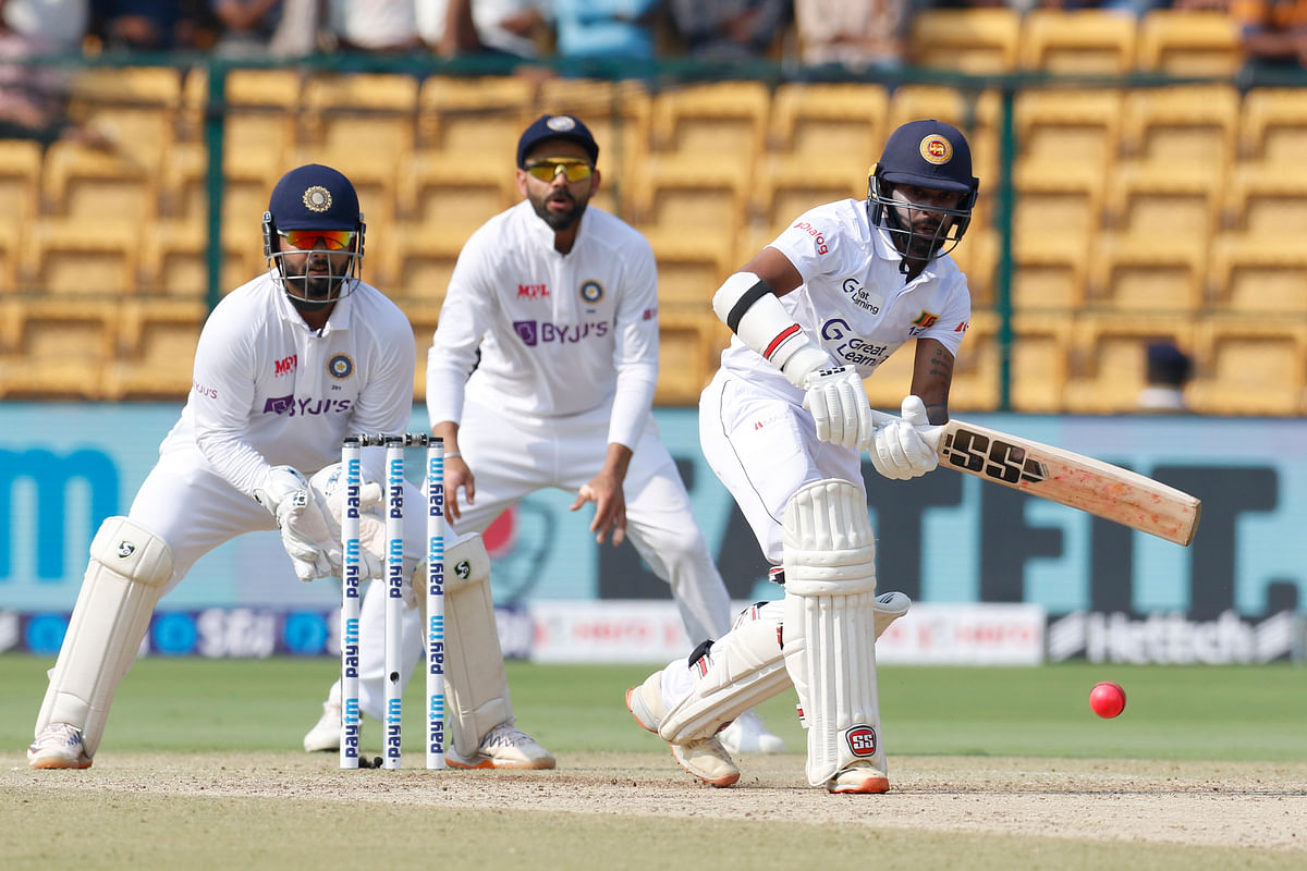 Catch all the live updates from the India vs SL Test's Day 3 from Bengaluru. 