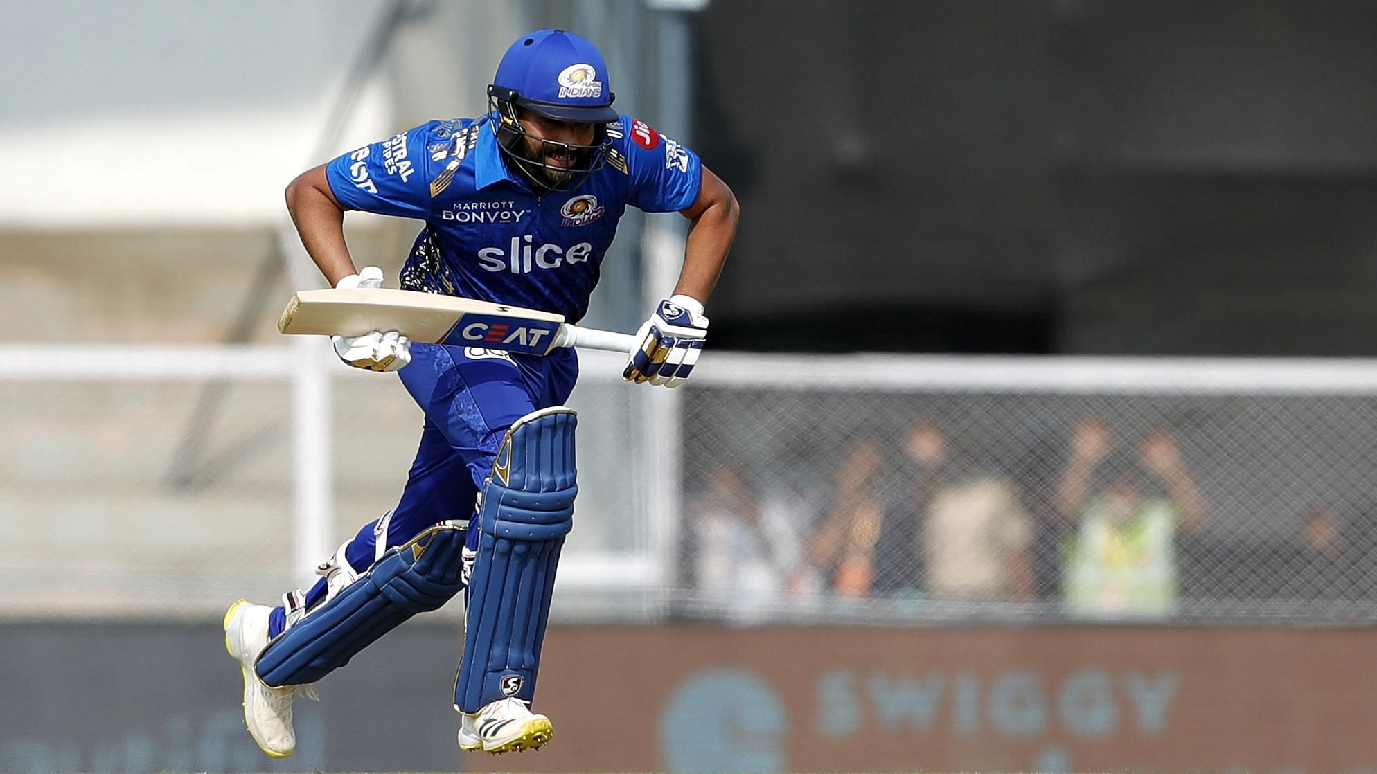 <div class="paragraphs"><p>Rohit Sharma taking a run against Delhi Capitals</p></div>