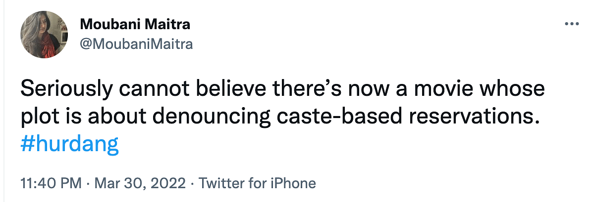 Hurdang starring Sunny Kaushal and Nushrratt Bharuccha is based on anti-reservation protests in 1990.