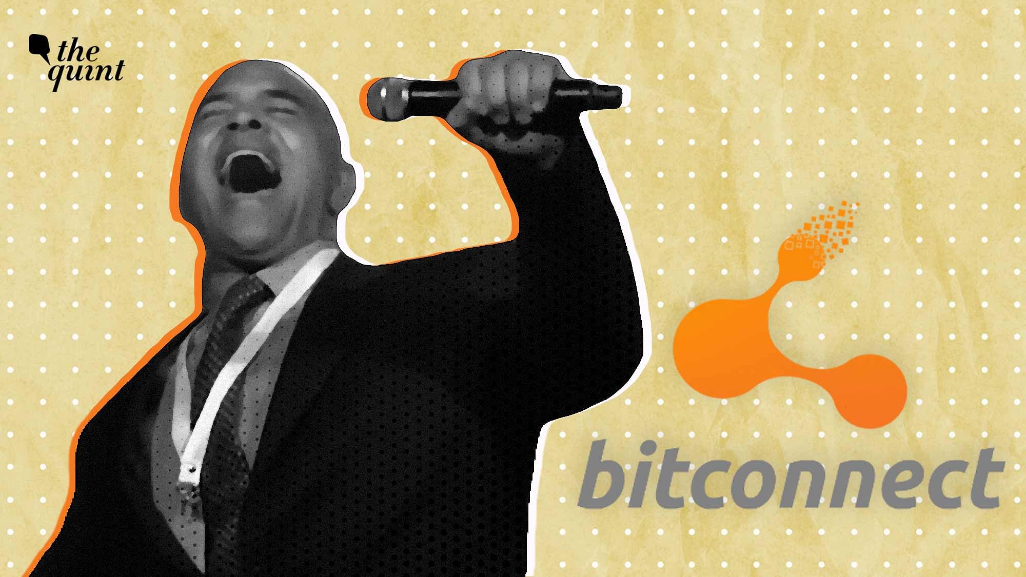 <div class="paragraphs"><p>Bitconnect investor Carlos Matos went on stage to give an over-exuberant testimonial to the audience.</p></div>