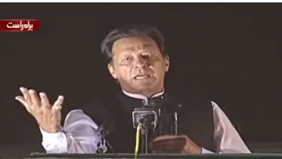 <div class="paragraphs"><p>Pakistan Prime Minister Imran Khan said on Friday, 1 April, that his life was "under threat." A video of the clip of the same was shared by his party, Pakistan Tehreek-e-Insaf (PTI).</p></div>