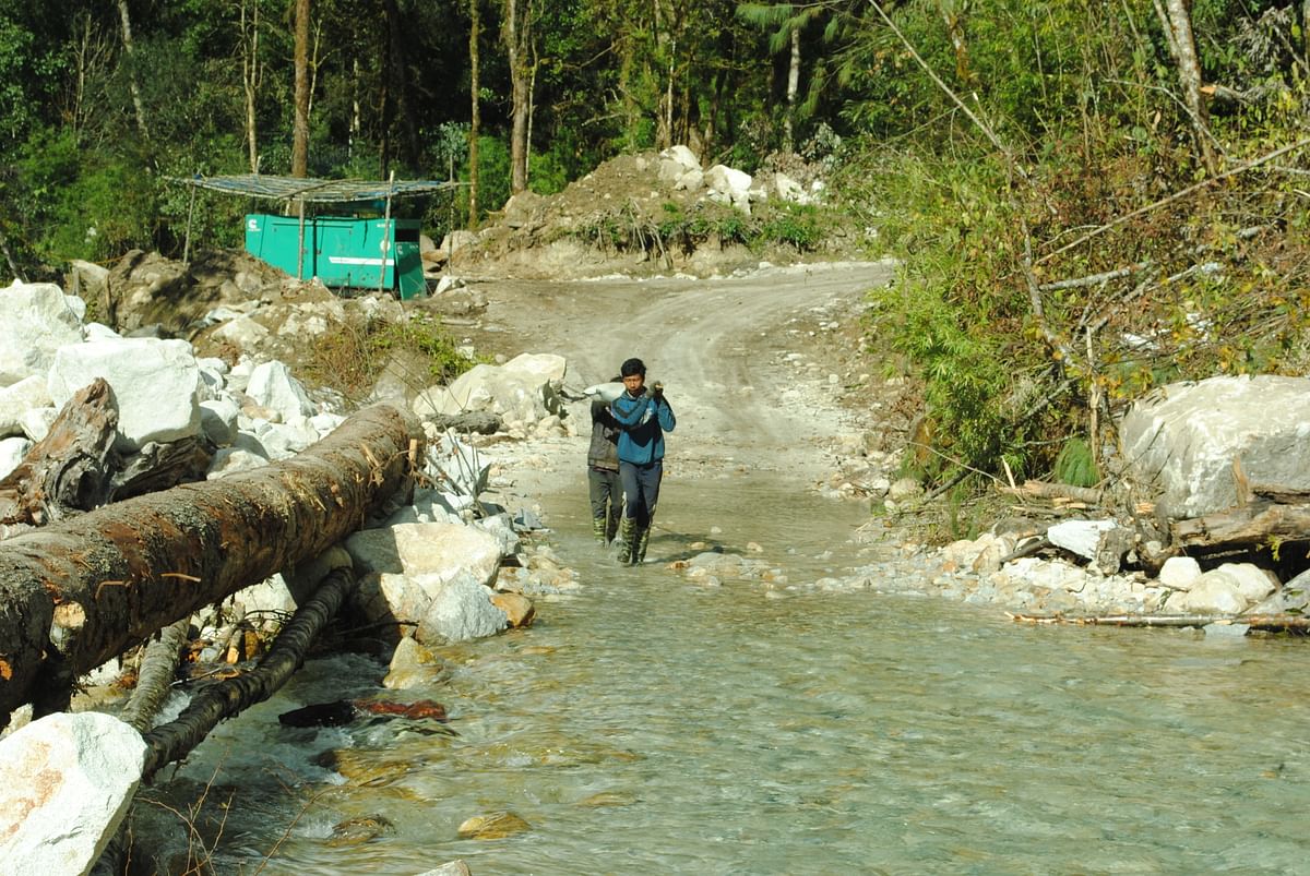 The road, being built from the entrance of the Dibang Sanctuary, will cover a distance of around 30 kilometres. 