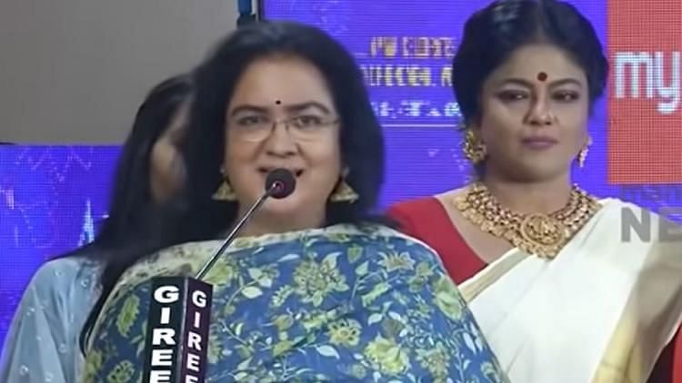 <div class="paragraphs"><p>In a 20-minute speech, KK Shailaja, former state Health Minister who was a guest at the event, spoke about equal pay for women actors in the film industry and praised women like Manju Warrier who came back to work after marriage.</p></div>