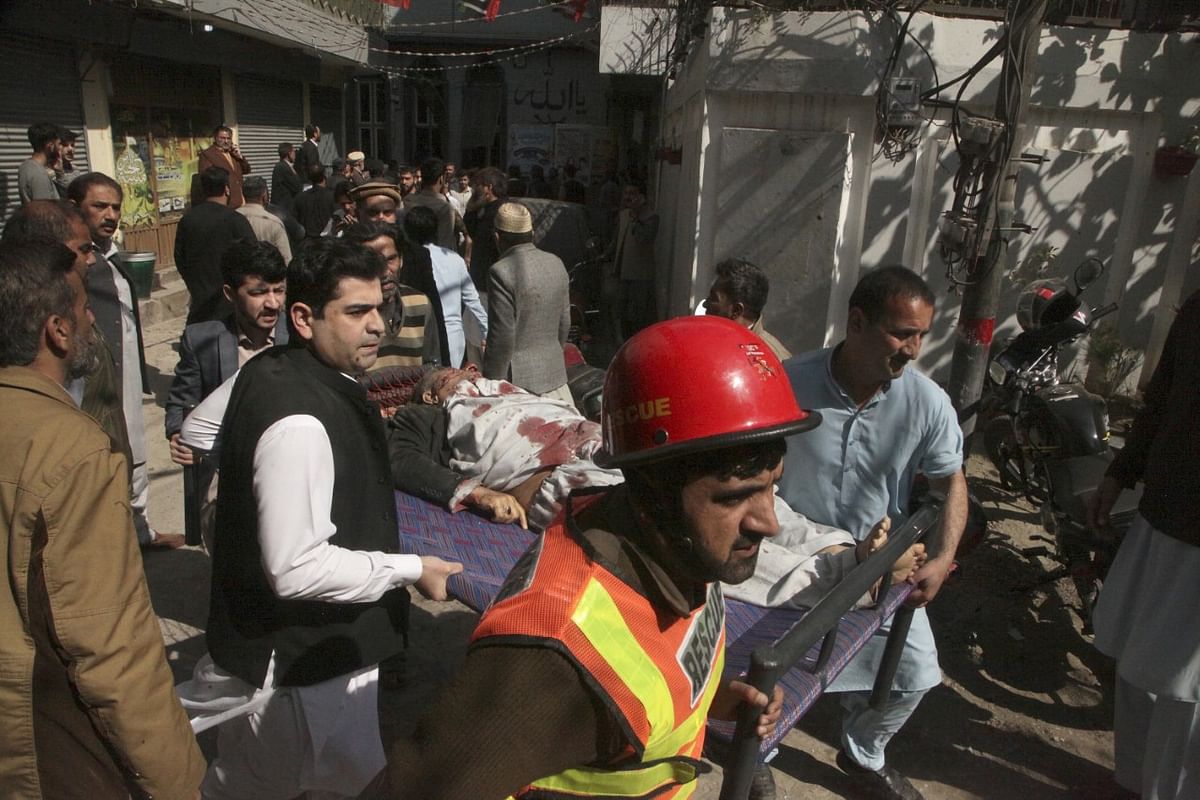 "We are investigating the nature of the blast, but it seemed to be a suicide attack," the police said.