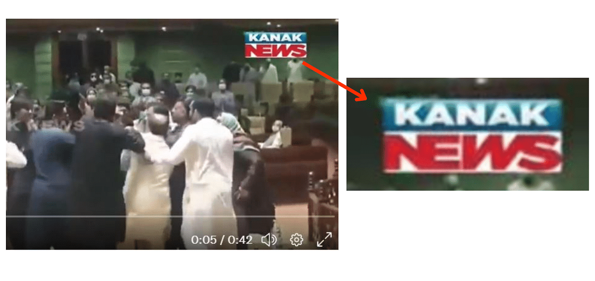 This is an old video from 2021 and it shows a fight between members of PTI and PPP in the Sindh state Assembly.
