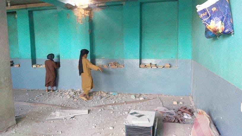 <div class="paragraphs"><p>A blast hit a mosque in northern Afghanistan</p></div>