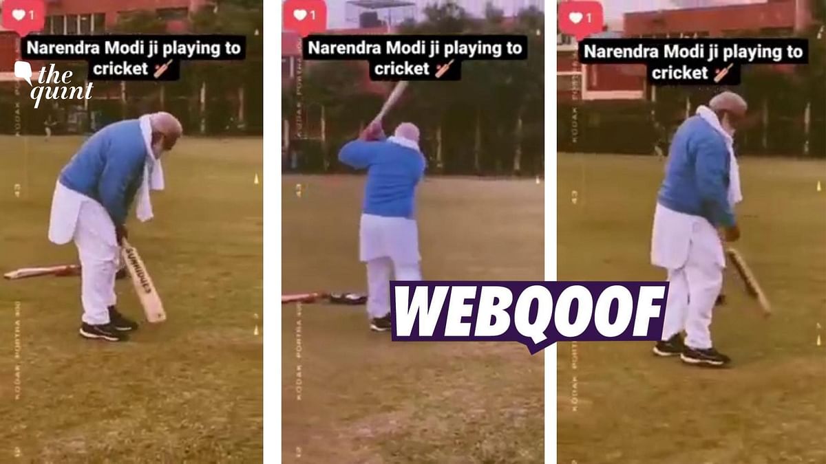 Yograj Singh Misidentified As PM Narendra Modi Playing Cricket!