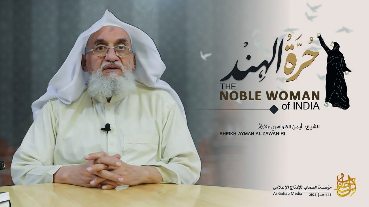 <div class="paragraphs"><p>In the eight-minute-long video, titled 'The Noble Woman of India', al-Zawahiri said that the hijab controversy had exposed "the reality of Hindu India and the deception of its pagan democracy".</p></div>