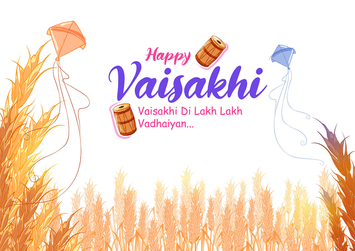 Happy Baisakhi 2022: Vaisakhi Wishes, Images, Card, Poster, Quotes, Banner,  Gif. Happy Baisakhi in Punjabi, Hindi and English