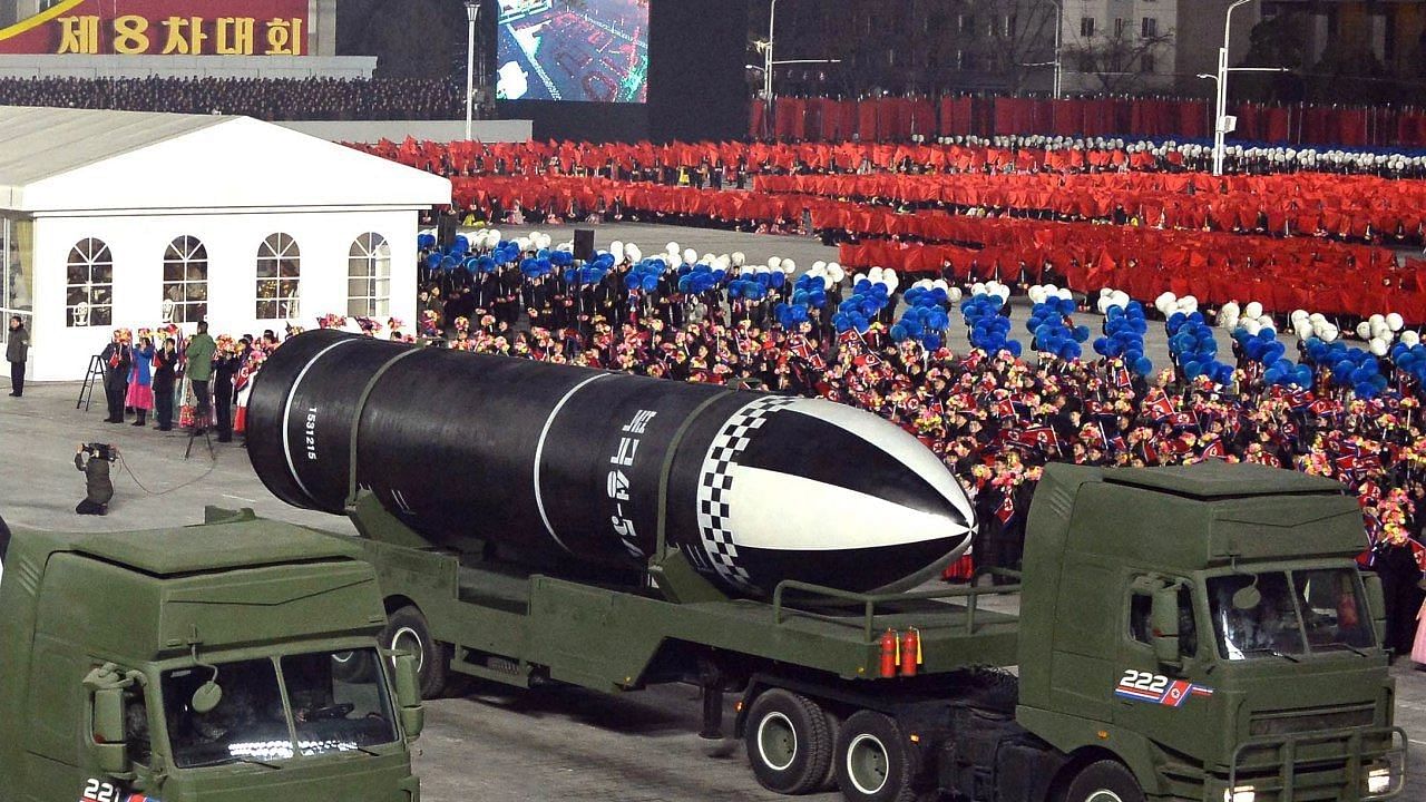 <div class="paragraphs"><p>State media in North Korea on Tuesday, 26 April, broadcast videos from a military parade that exhibited banned intercontinental ballistic missiles.</p></div>