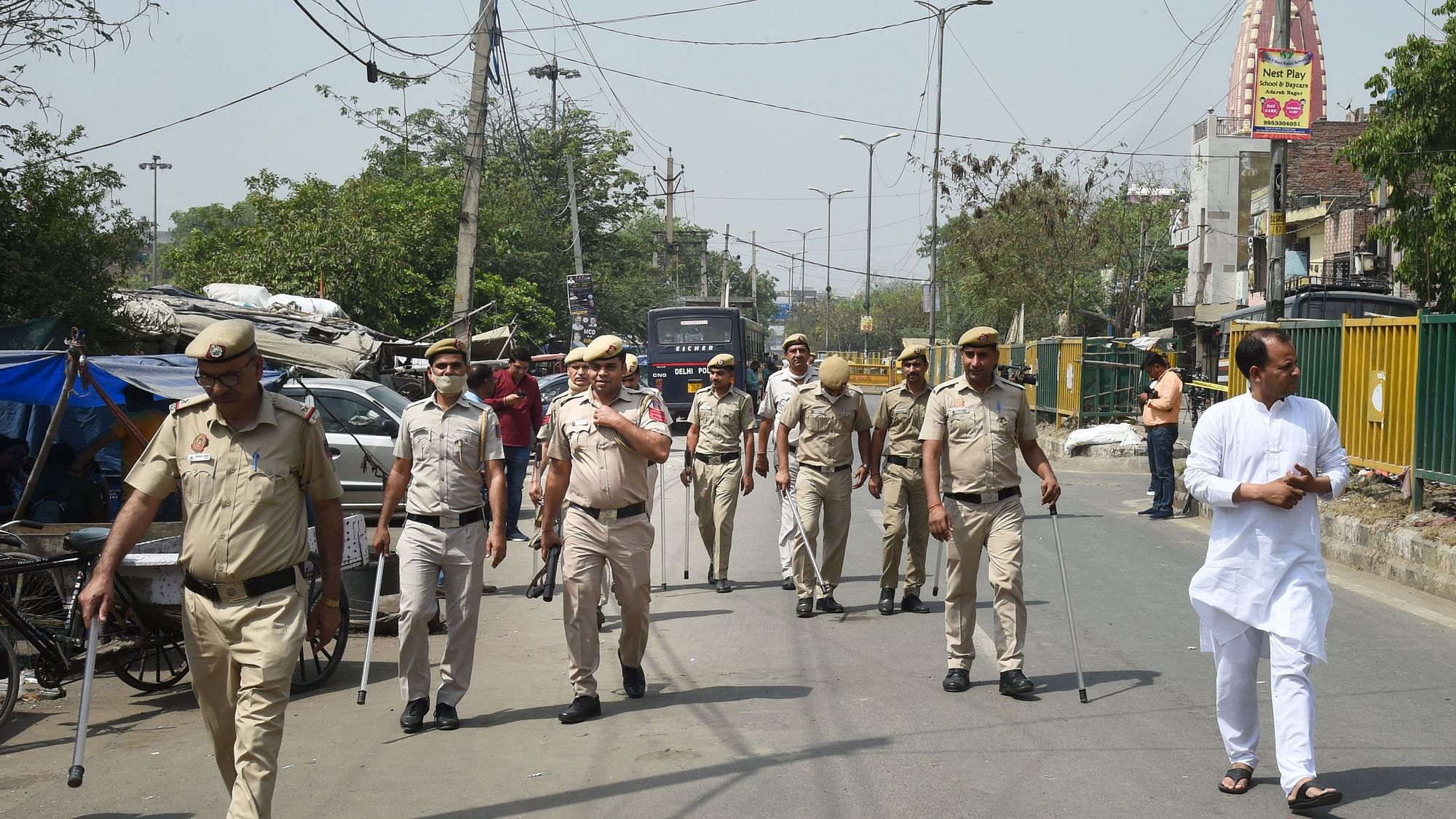 <div class="paragraphs"><p>Violence has been reported from Delhi's Jahangirpuri on Monday, 18 April.</p></div>