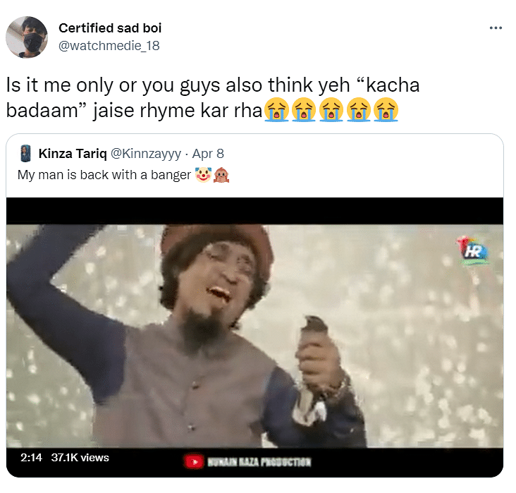 Here's the Pakistani rendition of the viral 'Kacha Badam' song called 'Roza Rakhunga' 