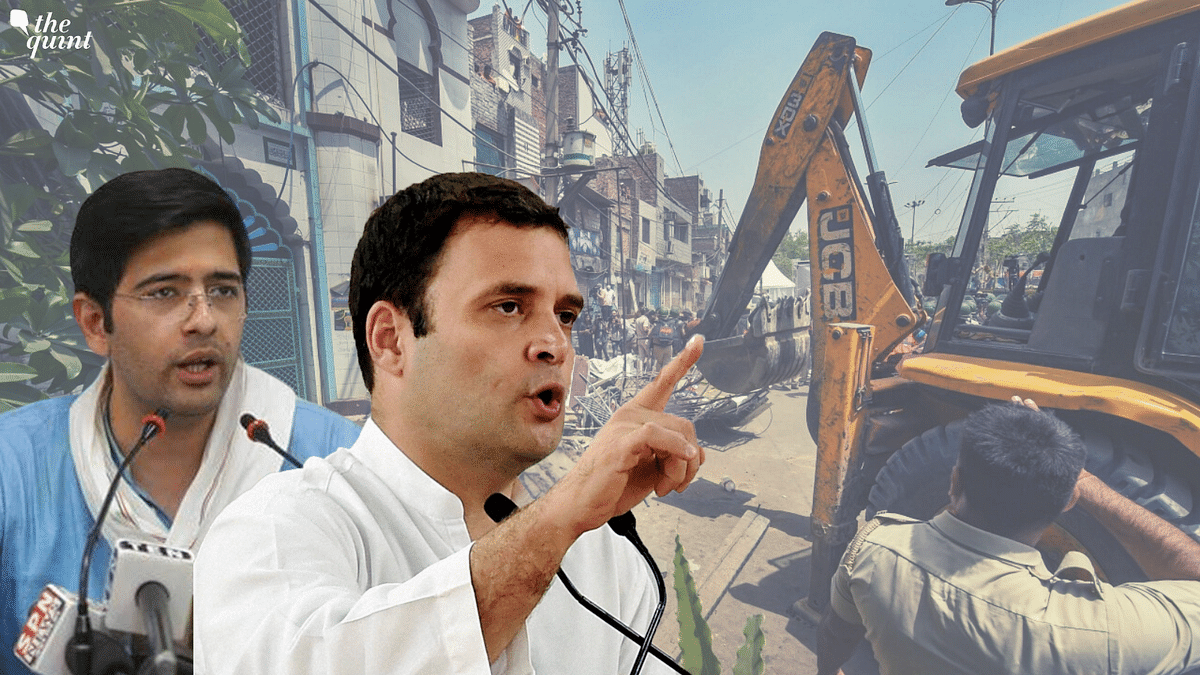 Congress Slams Demolition Drives, AAP Says 'Use Bulldozer on Amit Shah's House'