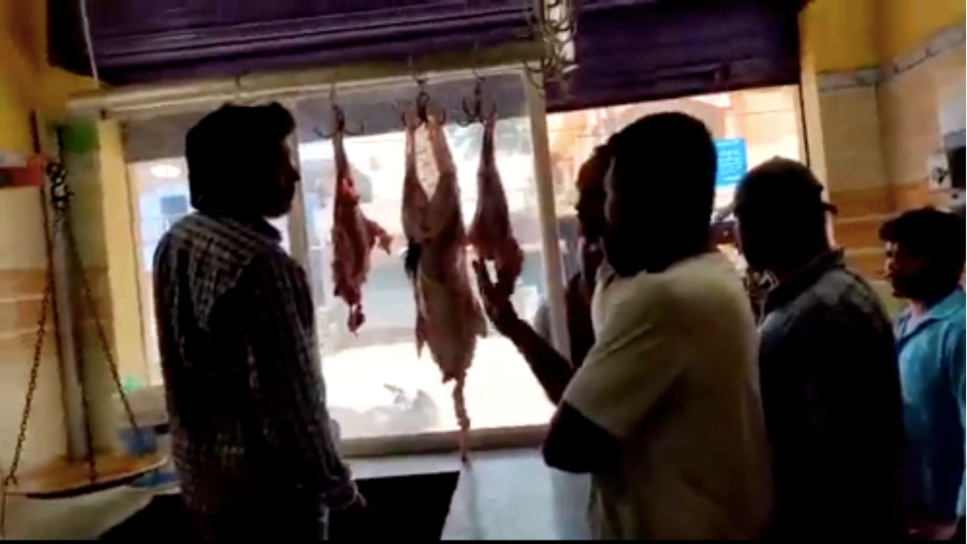 <div class="paragraphs"><p>The owner, Tousif, had been selling halal meat and the Bajrang Dal activists thrashed him for not having non-halal meat ready at his shop.</p><p><br></p></div>