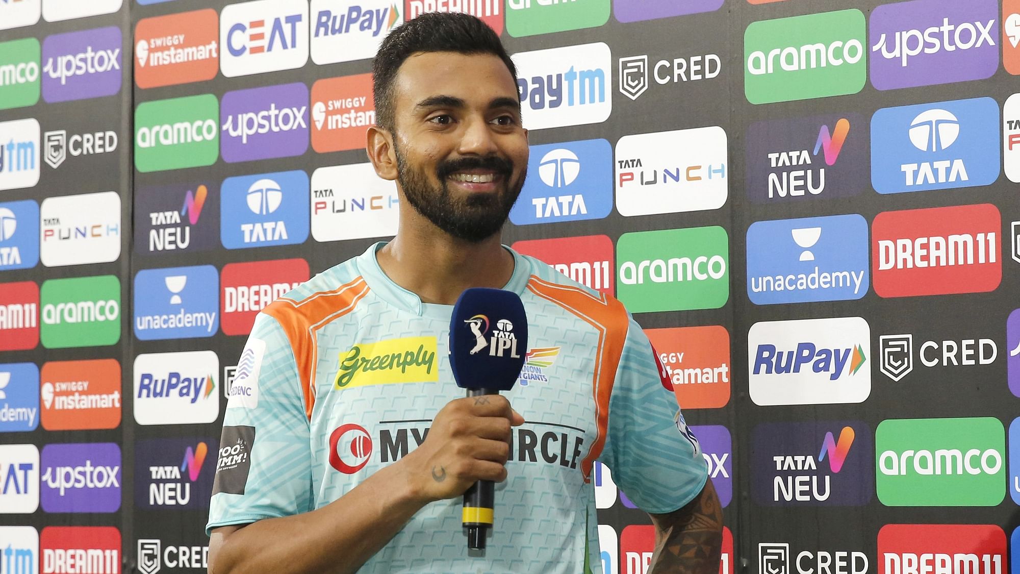 <div class="paragraphs"><p>KL Rahul speaks after the game against Delhi</p></div>