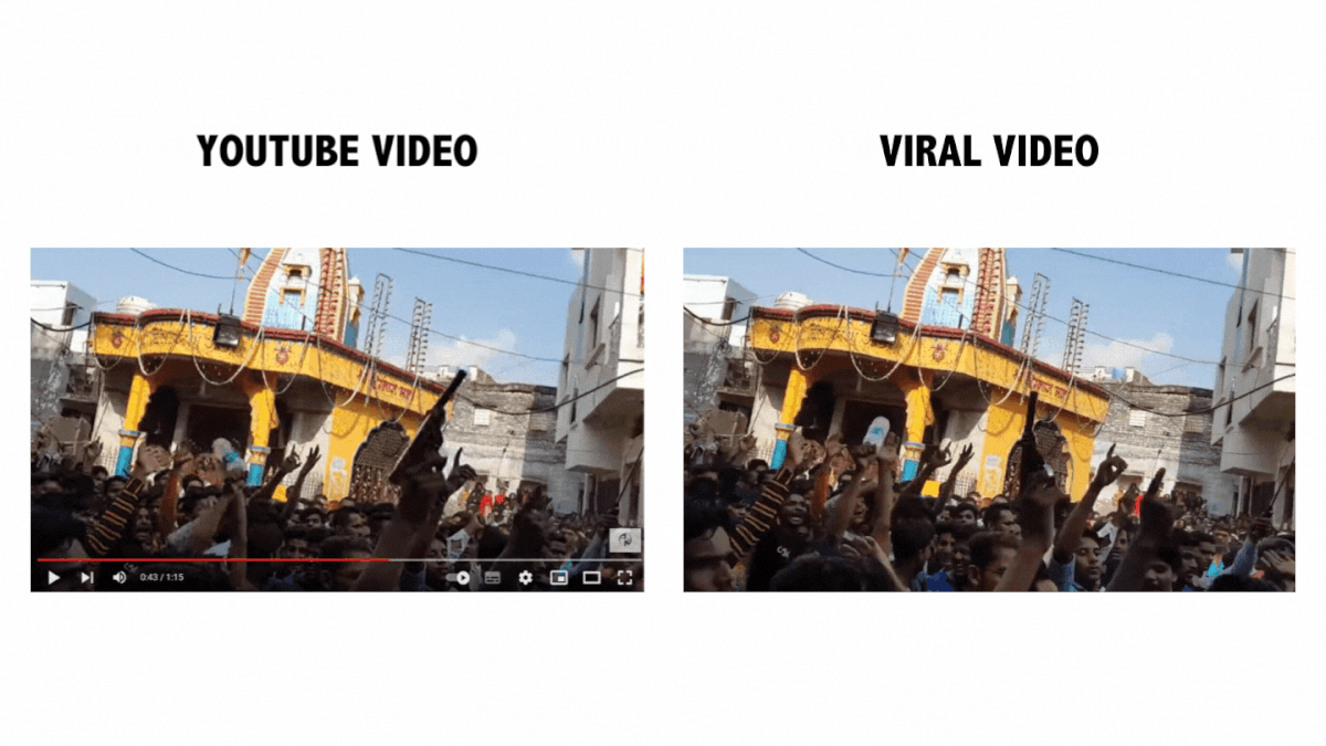 The video shows Muharram procession at Khargone from 2018 and is falsely linked to the recent Khargone violence. 