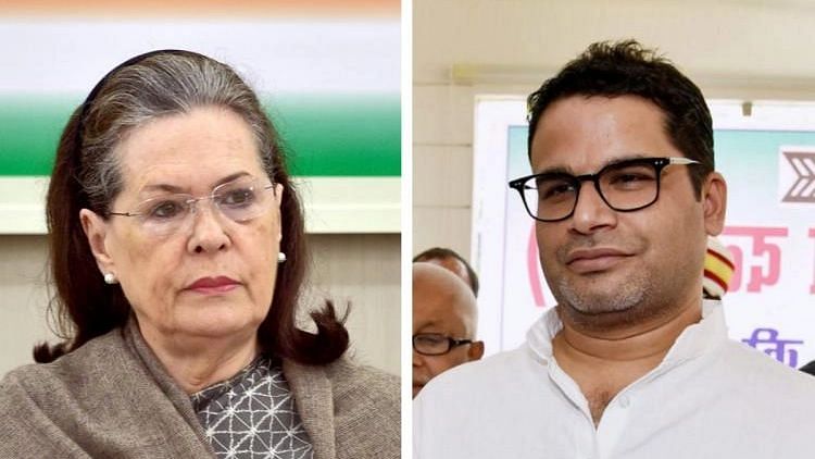 <div class="paragraphs"><p>Poll strategist Prashant Kishor met with interim Congress President Sonia Gandhi at a key party meeting at her residence, 10 Janpath, on Monday, 18 April.</p></div>