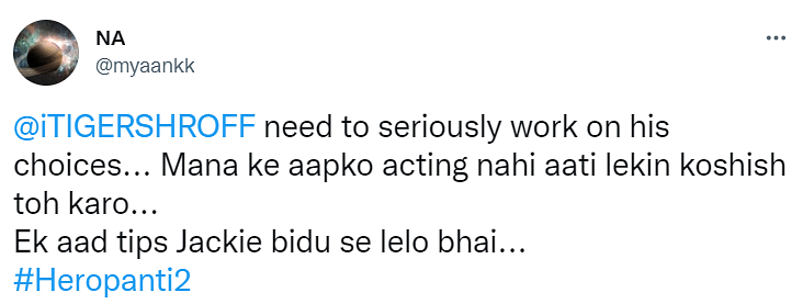 'Chhote bachhe ho kya jo Heropanti 2 sign kar li', asks a Twitter user after watching the movie!