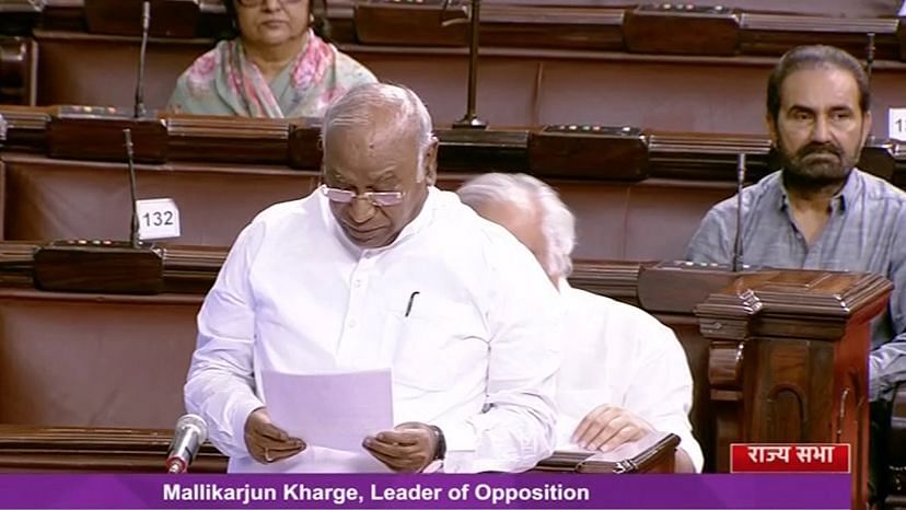 <div class="paragraphs"><p>Days after hate speech was delivered in the capital city of Delhi, Congress leader Mallikarjun Kharge on Wednesday, 6 April, raised the issues of the communal speeches and the harassment of journalists, including one from <strong>The Quint</strong>, in the Upper House of the Parliament.</p></div>