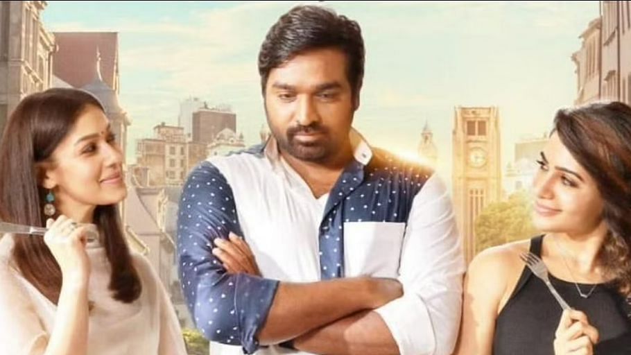 <div class="paragraphs"><p>Vijay Sethupathi, Nayanthara and Samantha in <em>Kaathuvaakula Rendu Kaadhal&nbsp;</em></p></div>