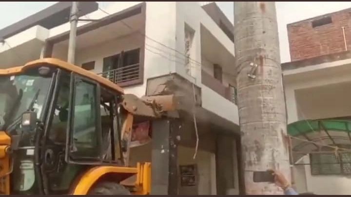 UP Officials Demolish ‘Illegal’ Structure of SP MLA Roshan Lal in Shahjahanpur