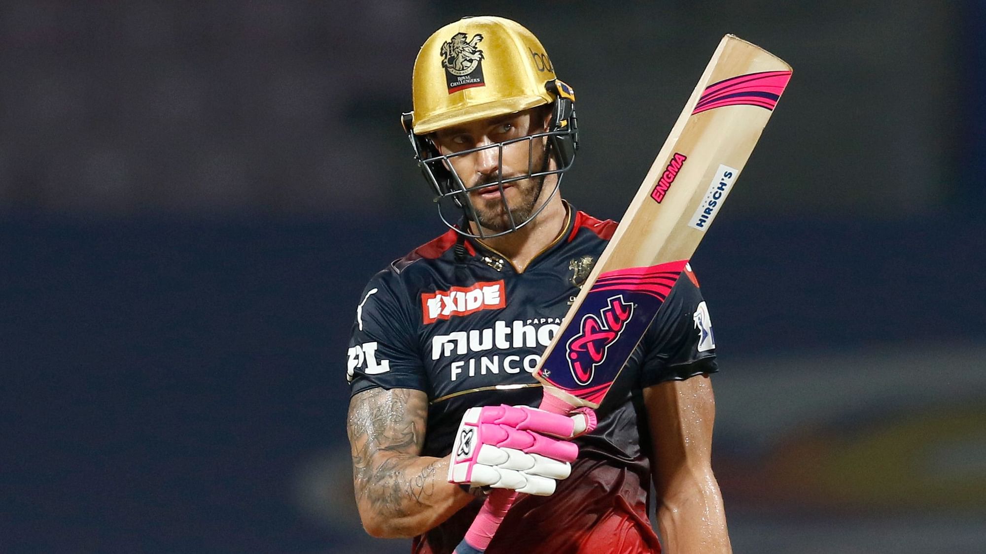 IPL 2022: Faf Du Plessis' 96 Powers RCB to 181/6 Against Lucknow Super Giants
