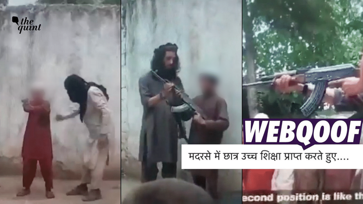 Scene From a Documentary Shared as 'Children Getting Arms Training in Madrasas'