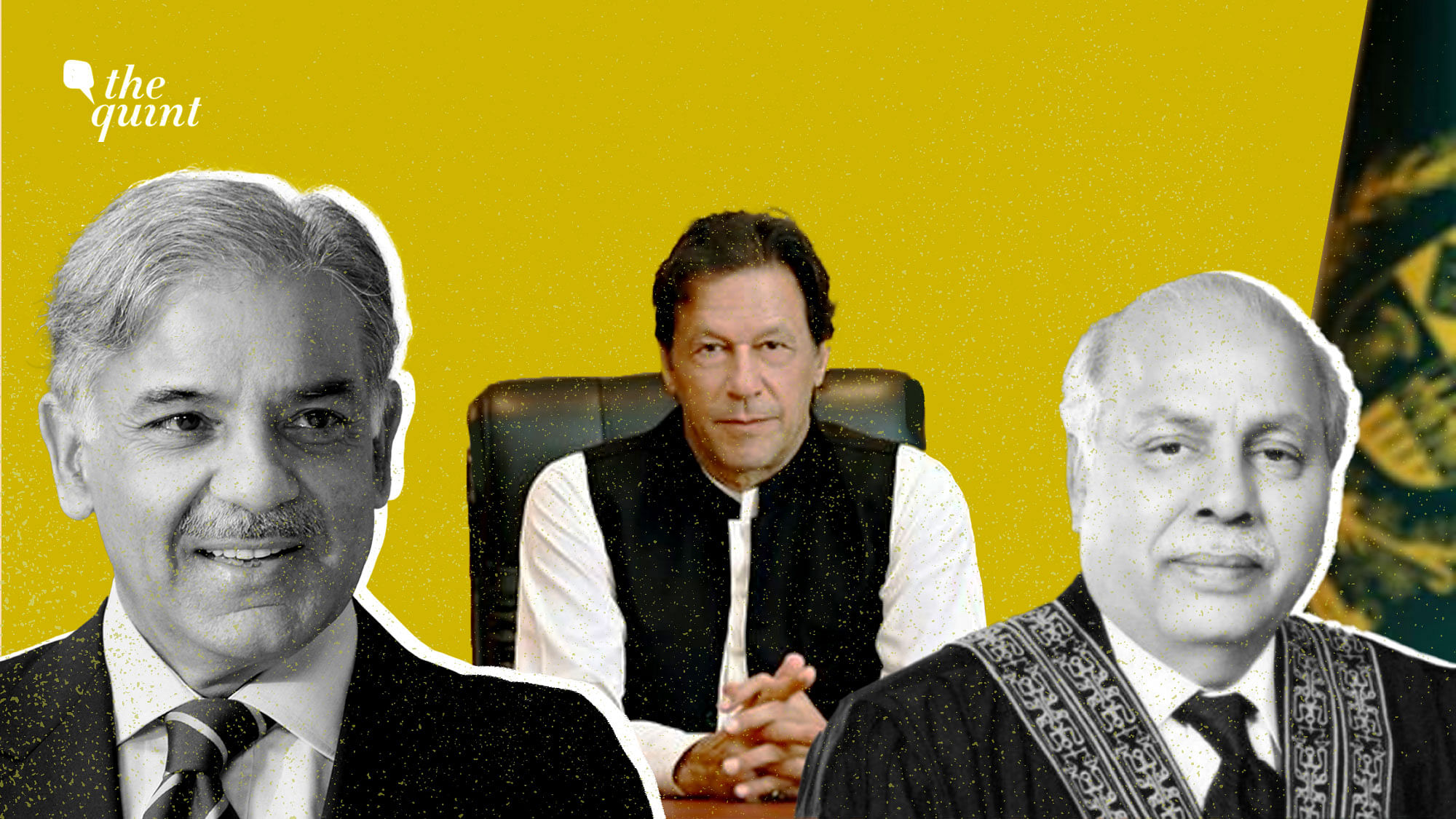 <div class="paragraphs"><p>Leader of Opposition Shehbaz Sharif, Prime Minister Imran Khan, and former Chief Justice of Pakistan Gulzar Ahmed.&nbsp;</p></div>