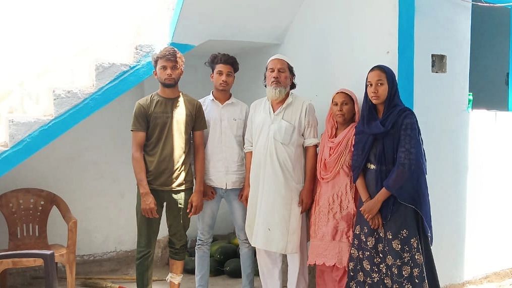 <div class="paragraphs"><p>Abdul and his family including his pregnant wife and blind father were allegedly beaten up by a mob and forced to say Jai Shri Ram two days after the Khargone riots which erupted on 10 April.</p></div>