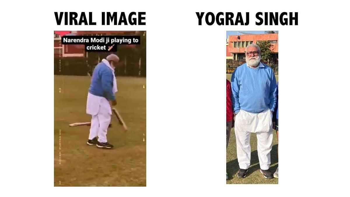 The person seen in the video is former Indian cricketer Yograj Singh. 