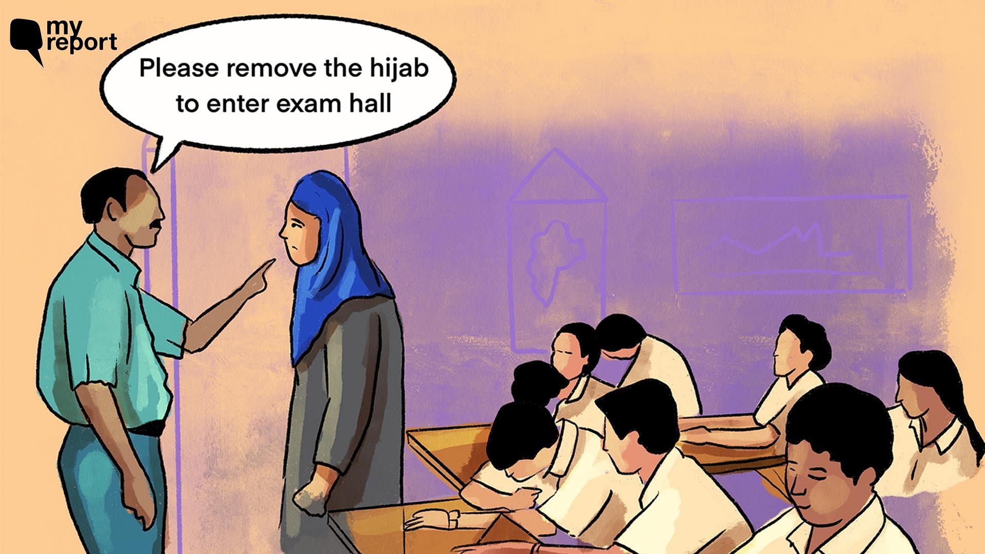 <div class="paragraphs"><p>Teaching and non teaching staff in Karnataka are to remove their hijabs during exam duties.</p></div>