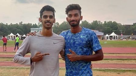 <div class="paragraphs"><p>Jeswin Aldrin  produced a stunning leap of 8.37m to beat Olympian S Sreeshankar of Kerala in a well-contested long jump final to win gold</p></div>