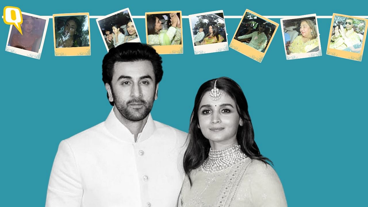 <div class="paragraphs"><p>Family and friends have been arriving at the Kapoor residence for Ranbir &amp; Alia's mehendi ceremony.</p></div>